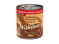 Sutirštintas pienas su kakava, su dangteliu, 7.5 %, 385 g