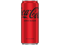 Gazuotas gaivusis gėrimas COCA COLA Zero, 0.33l, skardinė D
