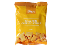 Sūrio skonio krekeriai RIMI SMART, 70 g