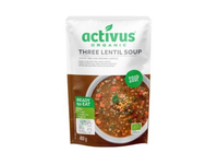 Ekologiška trijų lęšių sriuba ACTIVUS, plast. maišelyje, 400g, LT-EKO-001