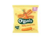 Užkandis su morkomis ORGANIX, nuo 6 mėn, 20 g