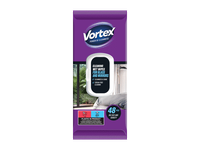 Drėgnosios servetėlės VORTEX CLEAN.WIPES GLASS&MIRRORS, 48 vnt.