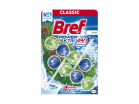 WC valiklis-gaiviklis BREF POWER AKTIV PINE, 2 vnt., 100 g