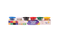 Plastilino rinkinys GENIO KIDS, 6 sp., 6x50g