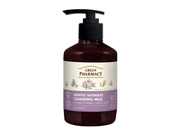 GREEN PHARMACY GENTLE moterų intymios higienos valomasis pienelis, 370 ml