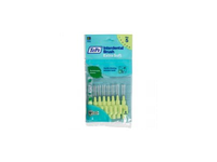 Tepe labai minkšti tarpdančių šepetėliai 0.8 mm, žali, N8