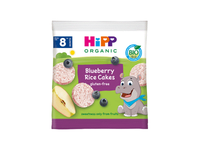 Ekolog. ryžių ir mėlynių paplotėliai HIPP (nuo 8 mėn.), 30 g