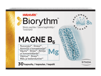 BIORYTHM magnis B6 kapsulės, N30