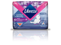 Higieniniai paketai LIBRESSE GOODNIGHT MAXI, 10 vnt., 10 vnt.