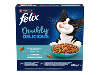 Kačių ėdalas FELIX D. DELICIOUS su laš., 800g
