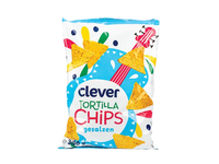 Kukurūzų traškučiai su druska CLEVER, 300 g