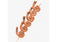 Šaldytos argentininės krevetės, ant iešmelio,nevirtos,lukštentos, 26-30, 10% glazūra, 1,6kg