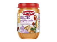 Kuskusas su vištiena ir baziliku SEMPER, nuo 6 mėn., 190 g