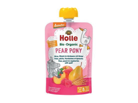Eko kriaušių, per.,aviečių tyrelė HOLLE PEAR PONY, 8+ mėn., 100 g
