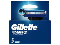 Skustuvo galvutės GILLETTE MACH3 Turbo, 5 vnt.