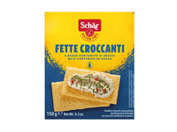 Traškios duonelės SCHAR FETTE CROCCANTI (be glitimo), 150 g