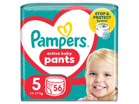 Sauskelnės-kelnaitės PAMPERS Pants, Giant Pack, 5 dydis, 56 vnt.