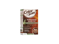 Ilgalaikiai plaukų dažai COLOR & SOIN, aukso vario blondinė, (7GC), 135 ml