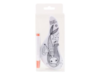 BIFULL DETANGLER SIREN COLORING plaukų šepetys + 4 rašikliai
