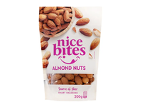Migdolų riešutai NICE BITES, 200 g