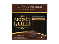 Kavos kapsulės AROMA GOLD GRANDE INTENSO, 128 g