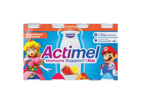 ACTIMEL Braškių ir bananų skonio jogurtinis gėrimas su L. casei Danone bei vitaminais B6 ir D, 1,4 % riebumo