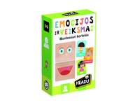 Kortelės HEADU MONTESSORI EMOCIJOS IR VEIKSMAI, 1 vnt.