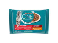 Vis. kačių ėdalas PURINA ONE STERILCAT,4x85g