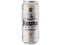 Alus KAUNO Nefiltruotas, 5% 0.5l skardinė