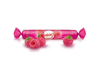 INTACT, gliukozės tabletės, aviečių skonio, 40 g