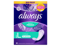 Higieniniai įklotai ALWAYS Long, 0% Perfume, 52 vnt.