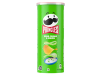 Bulvių traškučiai PRINGLES Sour Cream & Onion, 125 g