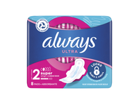 Higieniniai paketai ALWAYS Ultra Super Plus, S2, 8 vnt.