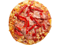 Mini pica su kumpiu ir paprika