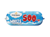 Valgomieji ledai THREE BEARS White, 500 g, 930 ml
