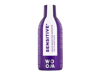 WOOM SENSITIVE+, burnos skalavimo skystis jautriems dantims ir dantenoms, 500 ml