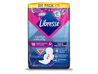 Higien. paketai LIBRESSE MAXI NIGHT, 18 vnt