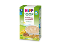 Ekologiška įvairių grūdų košė HIPP su grikiais (nuo 4 mėn.), 200 g