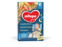 Pilno grūdo košė su braškėmis MILUPA, 250 g
