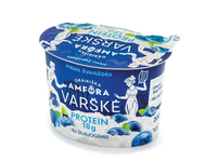 Varškė su šilauogėmis GRAIKIŠKA AMFORA PROTEIN, 0,8% rieb., 200 g