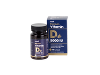 Vitaminas D3 5000TV HERBIN PREMIUM, 60 kaps.