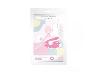SKINSOMNIA lakštinė veido kaukė su perlų ekstraktu PEARL REAL ESSENCE, 1 vnt.