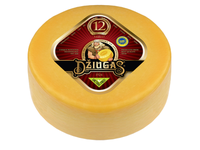 Sūris DŽIUGAS Mild, 12 mėn., 40% RSM, sveriamas (skeltas), ~2,1 kg