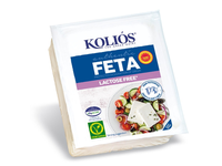 Sūris Feta KOLIOS, PDO, be laktozės, vakuume,43% RSM, 150g