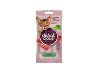 Delickcious™ Kreminiai skanėstai tuno skonio su alijošiumi. Pašaro papildas suaugusioms katėms, 60 gr