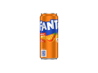 Gazuotas gėrimas FANTA ORANGE, 330 ml