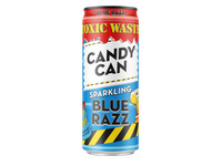 Gazuotas gaivusis gėrimas CANDY CAN x Toxic Waste Sour blue Razz, 0.33l