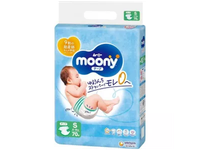 MOONY sauskelnės vaikams AIRFIT, S, 4-8 kg, 70 vnt.