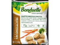Šaldytų brokolių ir morkų paplotėliai BONDUELLE, 2,5kg