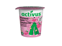 Avižinių dribsnių košė ACTIVUS (su avietėmis), 60 g